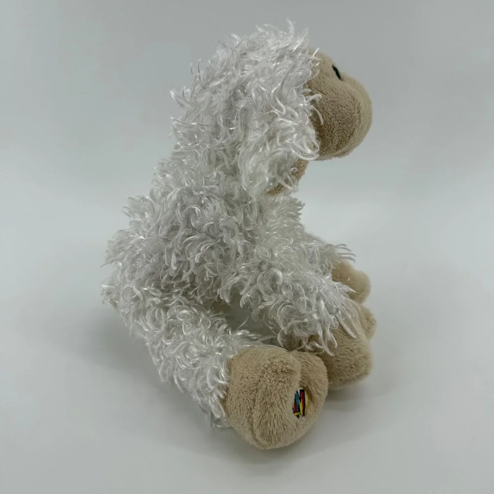 Ganz Webkinz Lamb HM201 White Shaggy Sheep Plush Stuffed Animal Toy